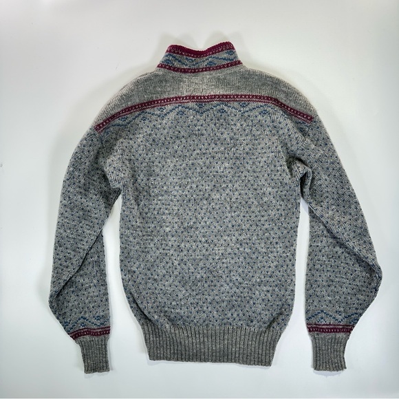Alps wool sweater womens heritage knit mock neck pullover medium - Picture 9 of 12